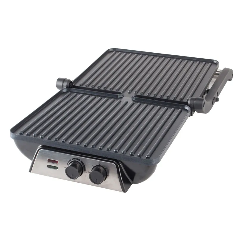 Instructies voor contactgrill met vlakke plaat